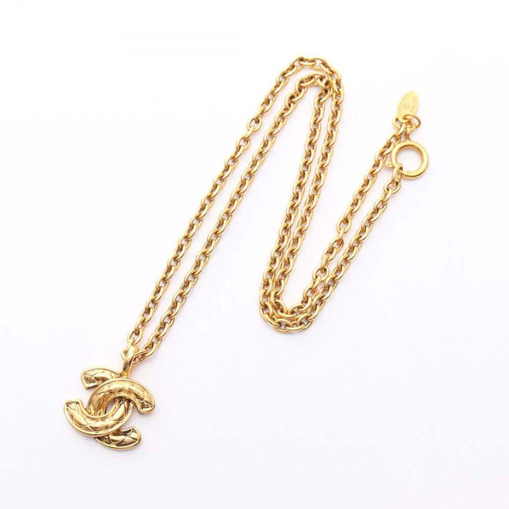 CHANEL Gold Logo Necklace - Picture 3 of 6